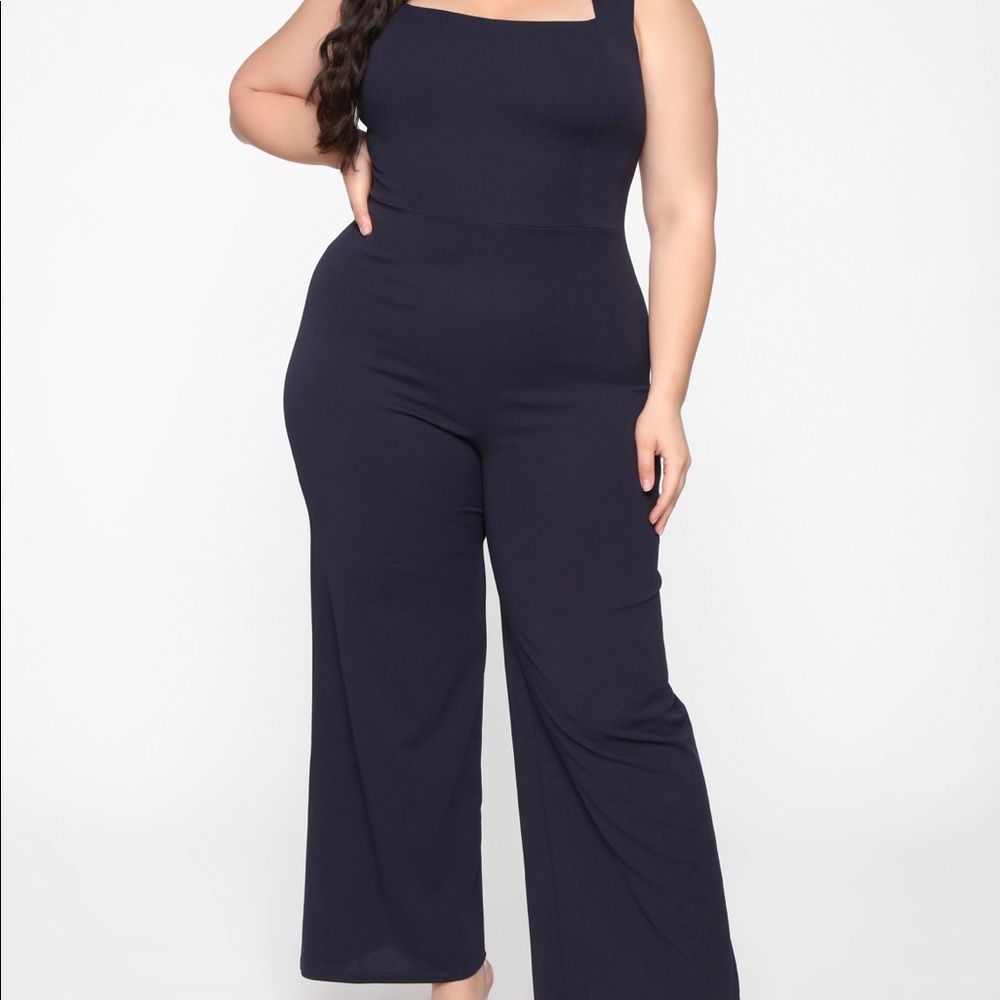 Navy jumpsuit
